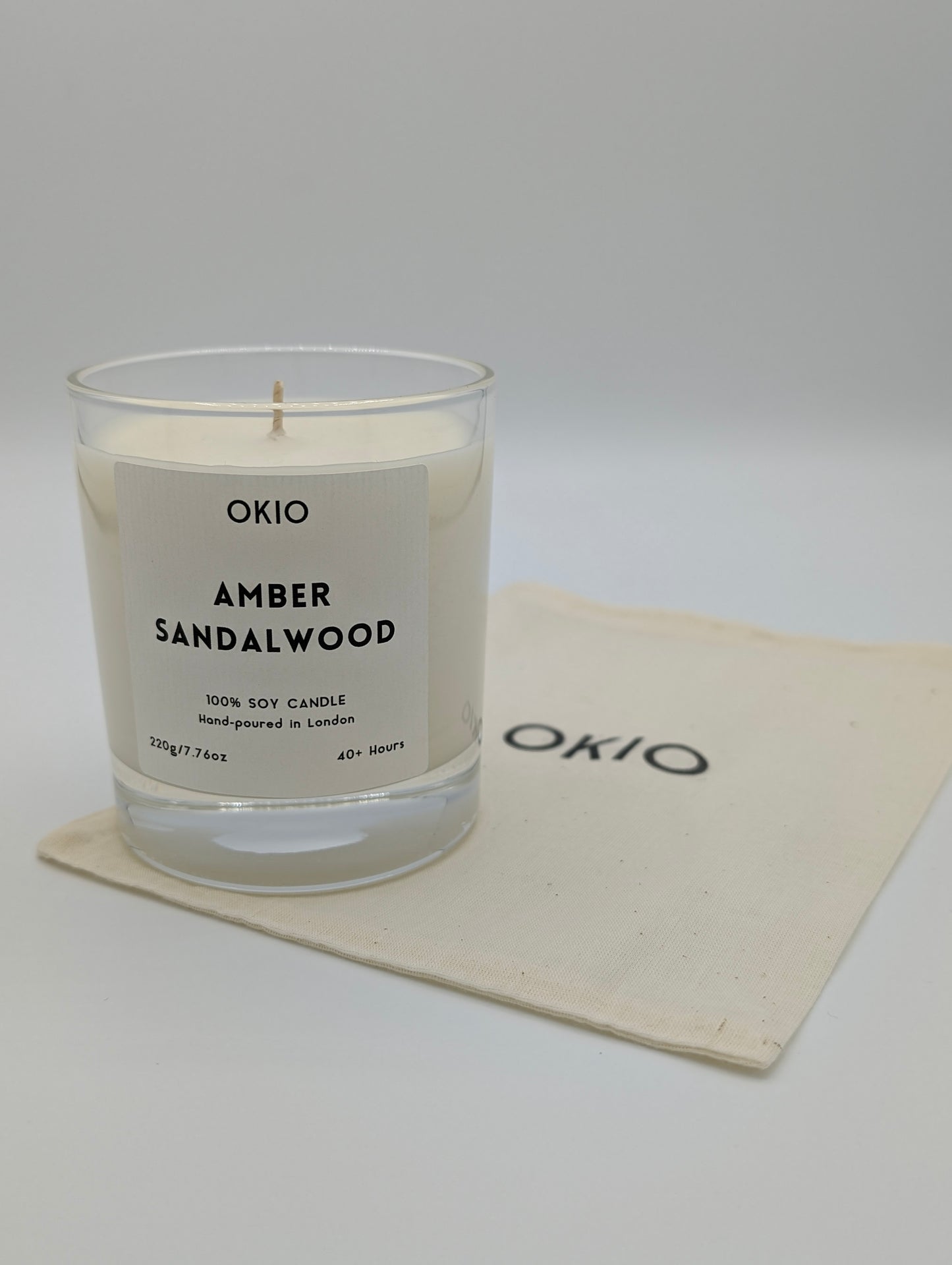 soy candle, pouch packaging